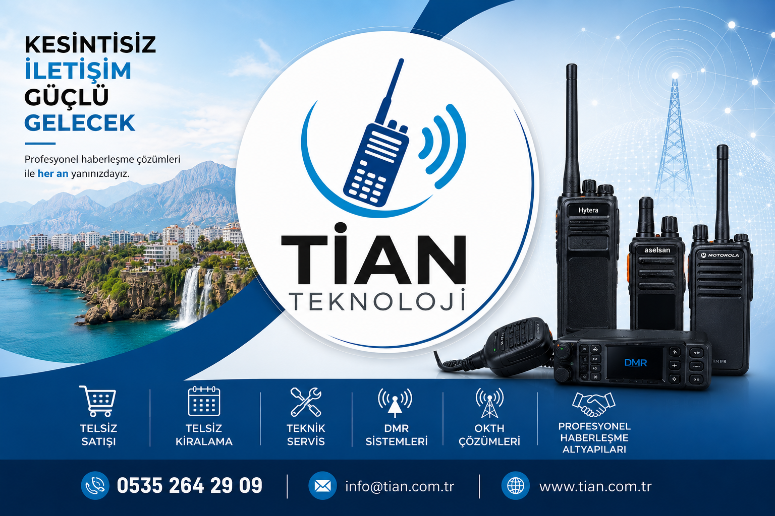 Antalya Telsiz Firmaları: Profesyonel Haberleşme Çözümlerinde Doğru Tercih