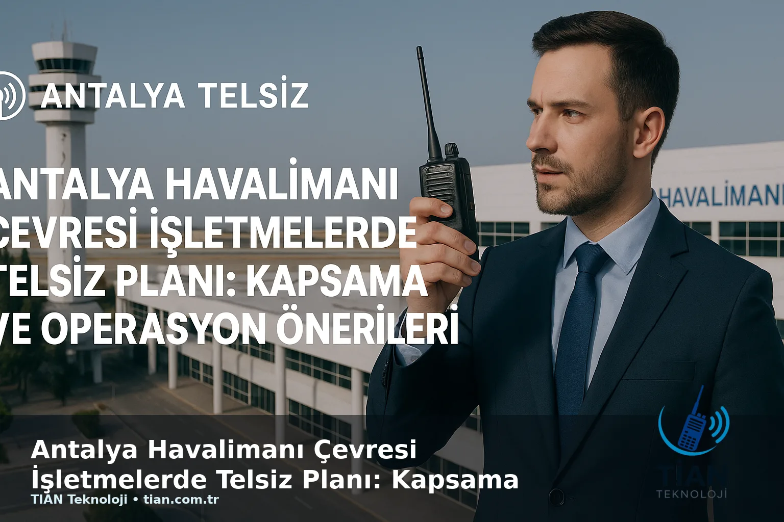 Antalya Havalimanı Çevresi İşletmelerde Telsiz Planı: Kapsama ve Operasyon Önerileri