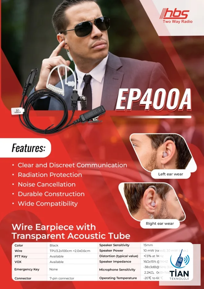 HBS EP-400A Akustik Kulaklık