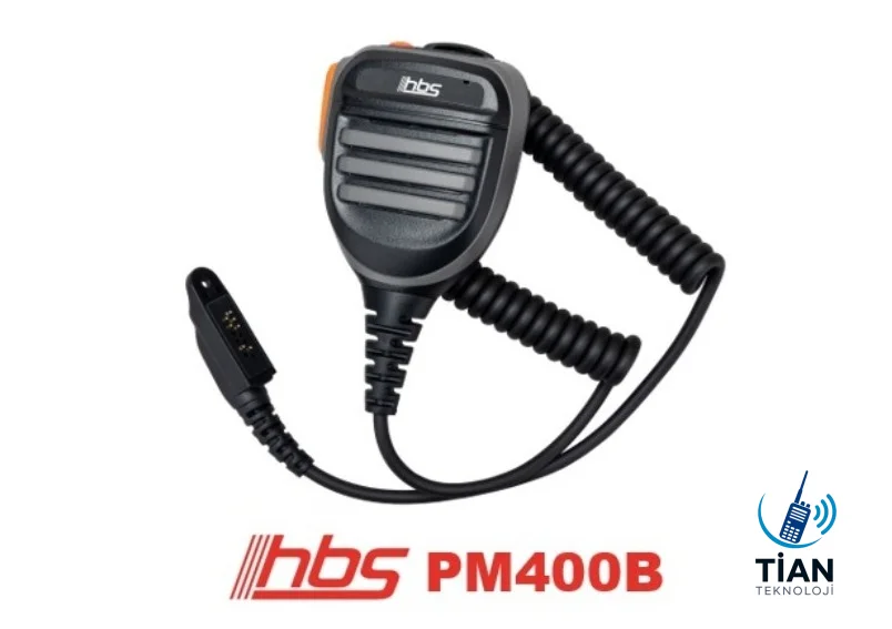 HBS PM400B El Tipi Görev Mikrofonu