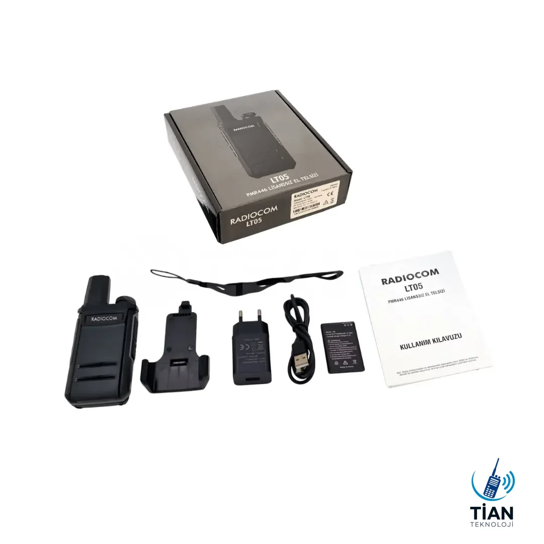 Radiocom LT-05 Lisanssız El Telsizi